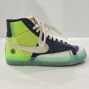 NIKE BLAZER MID 77 MOVE TO ZERO YOUTH KIDS SIZE 5.5 ARMORY NAVY D02699-400